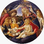Sandro Botticelli Madonna del Magnificat (mk08) oil on canvas